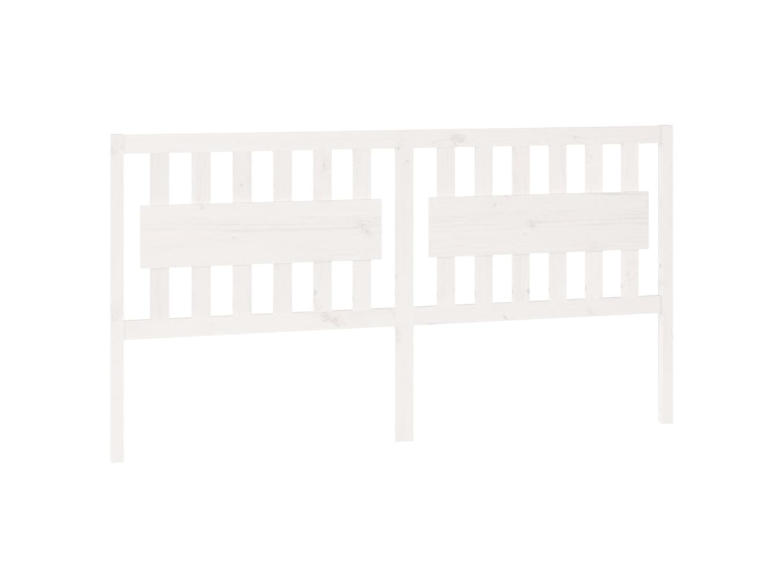 Bed Headboard, Bed Headboards Vidaxl Branco Madeira De Pinho (185.5 X 100 Cm)