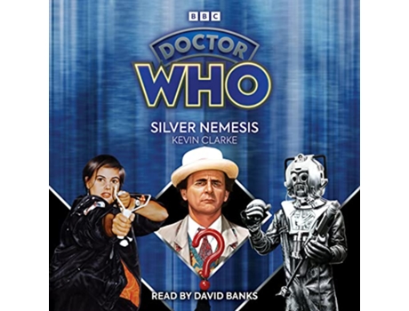 Livro Doctor Who Silver Nemesis de Kevin Clarke (Inglês)