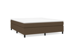 Box Spring Bed Frame, Box Spring Bed Frames Vidaxl Marrom Tecido (160 X 200 Cm)