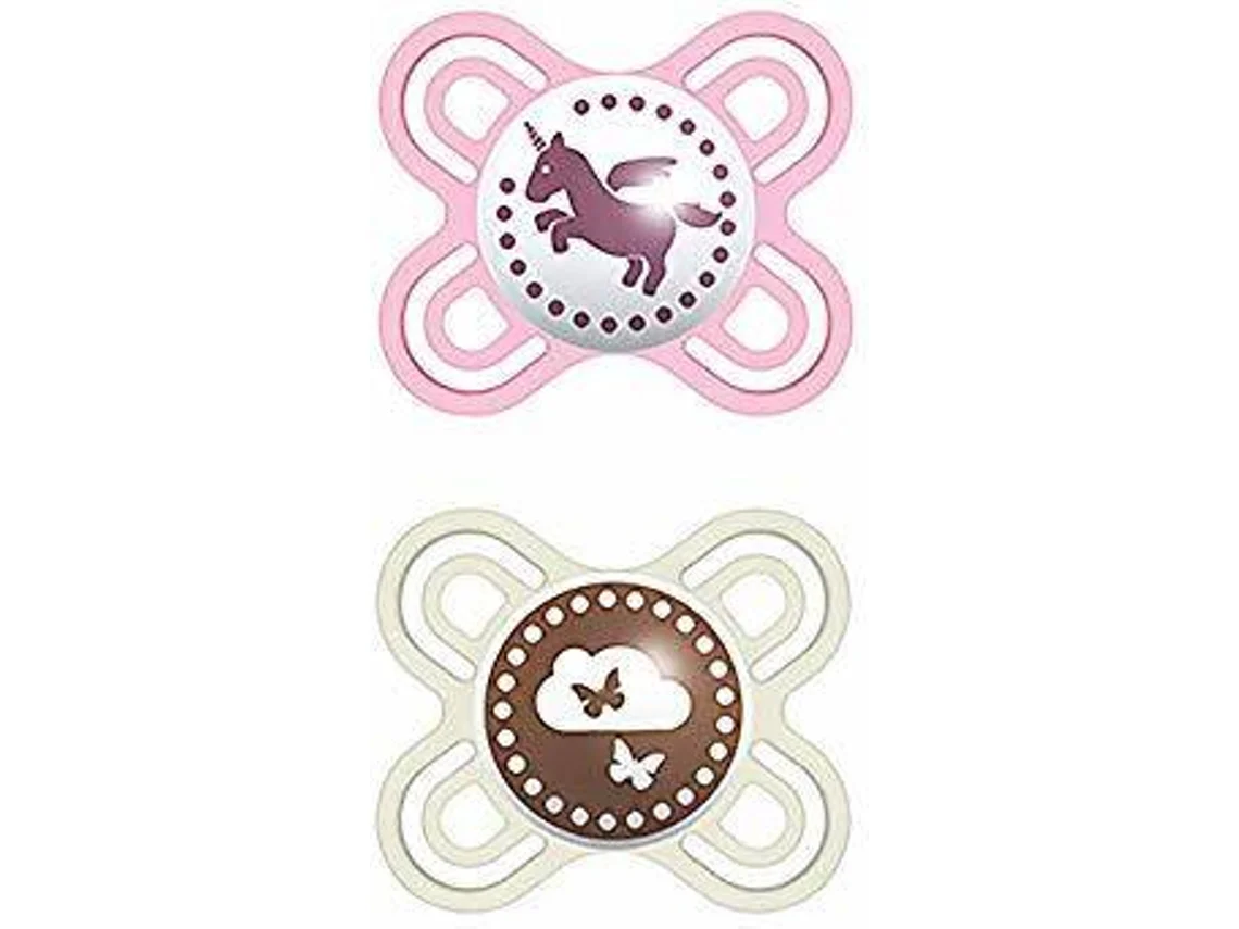 Conjunto 2 Chupetas MAM Perfect Start Rosa (0-2 meses)