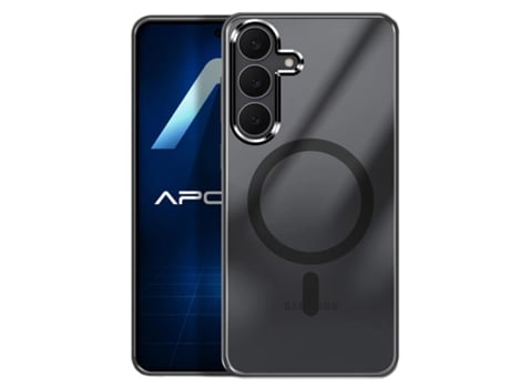 Capa Samsung Galaxy S25 Fe Acrílica Magsafe - Preto