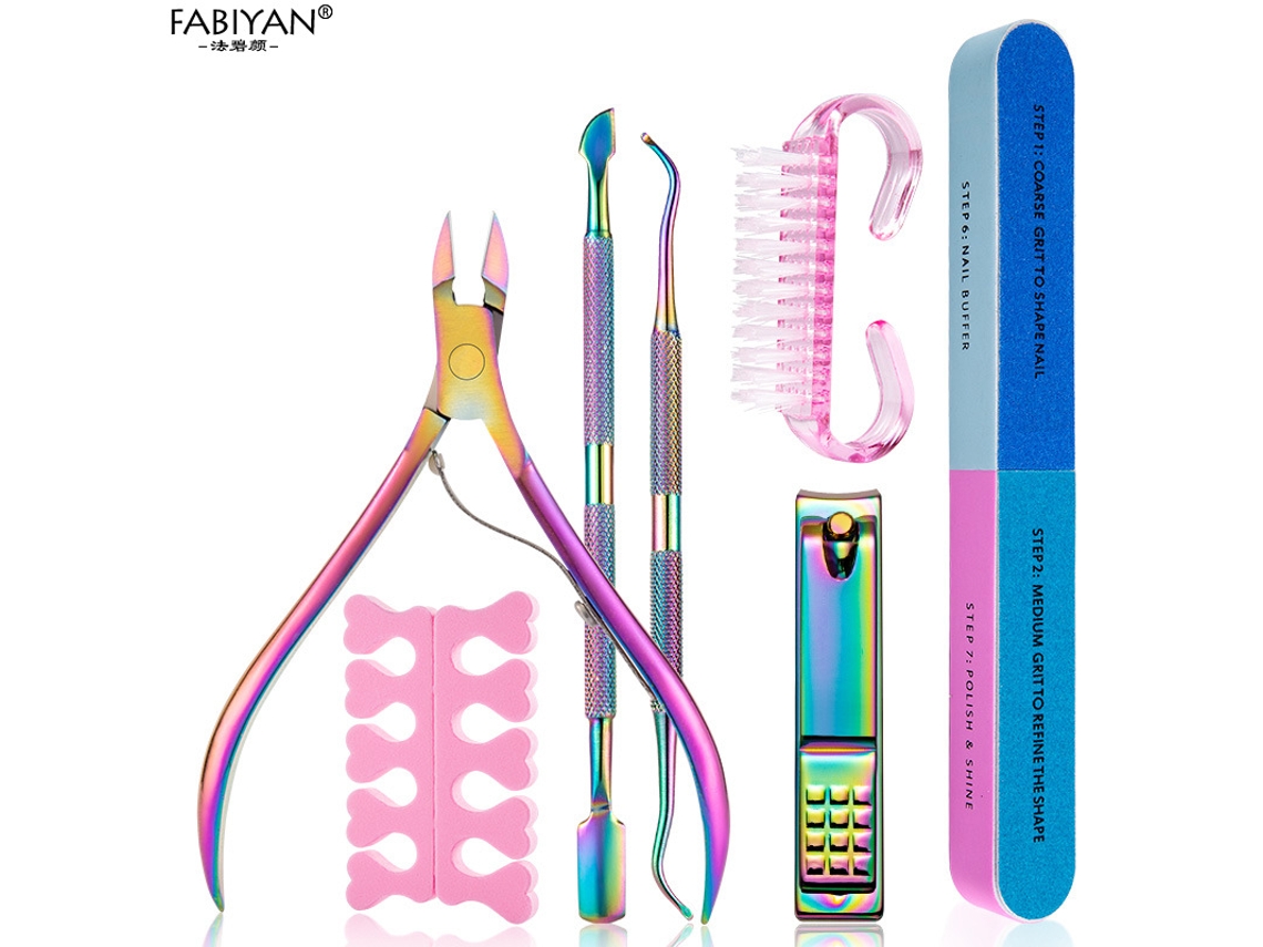 Conjunto De Acessórios E Ferramentas Para Nail Artconjunto De 7 Peças A