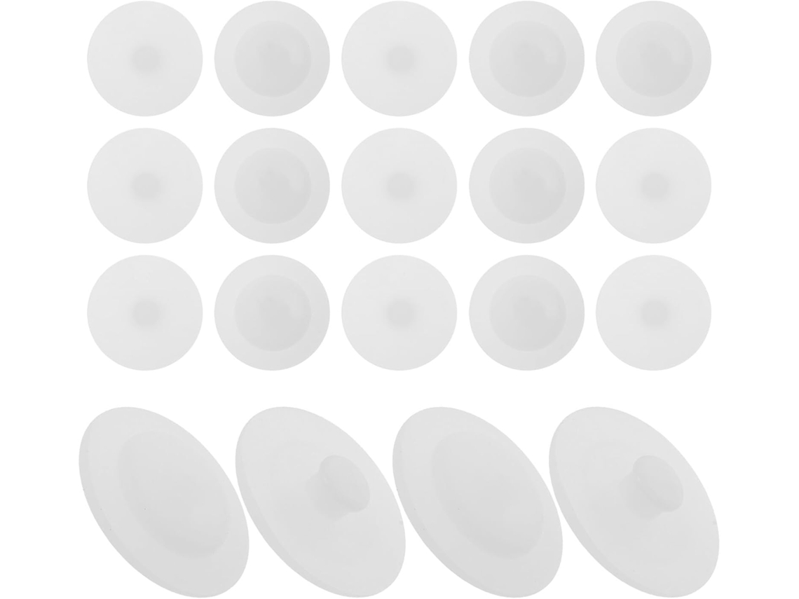 Pacote Com 20 Tampas De Silicone À Prova Vazamentos Para Garrafas Água,vedações Impermeáveis...