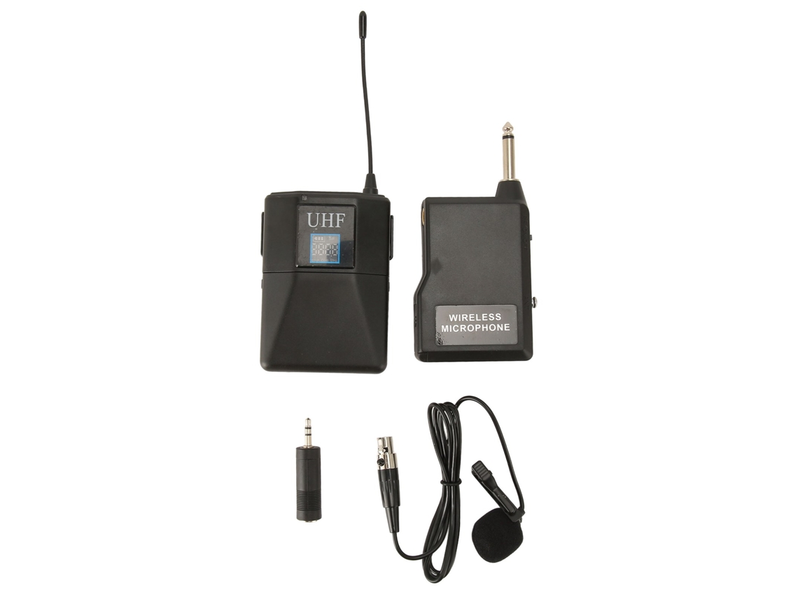 Micrófono de Solapa Inalámbrico Uhf Con Clip Y Reducción de Ruido, Diseño Mini, para Escenario/ktv.
