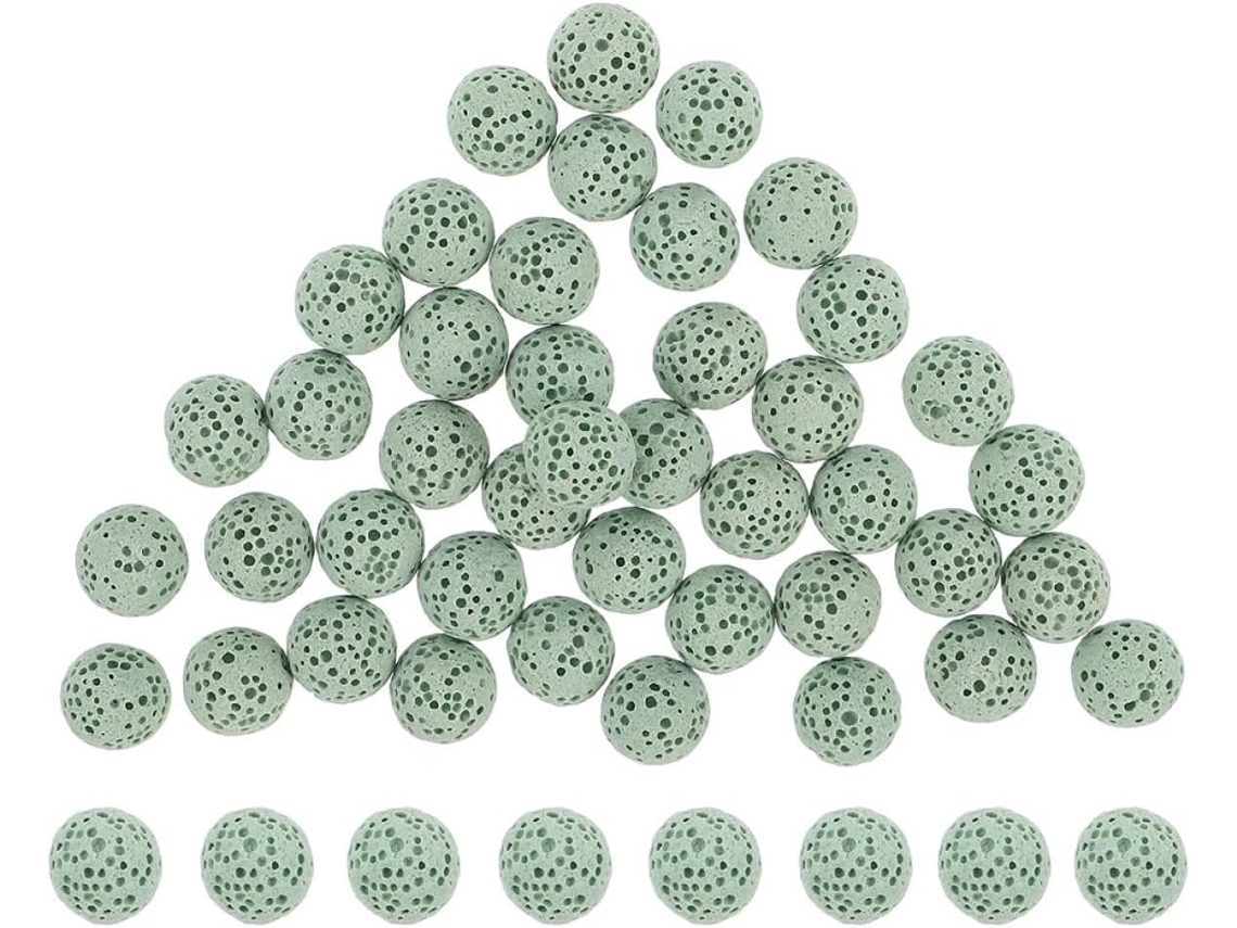 39 8 Difusor De Aromaterapia Em Contas Redondas De Pedra Vulcânica Mm, Joias E