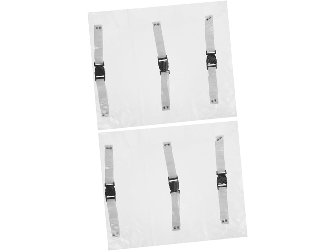 Capas Transparentes Para Pés De Cadeira Odontológica Partykindom Com Elástico, Design Elegante Em Pvc Resistente À