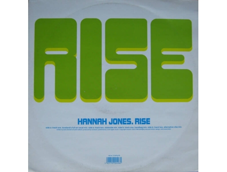 Vinil Rise, Hannah Jones Almighty Records
