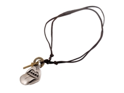 Colar Vintage Punk Estilo Unissex Material Falso Couro
