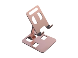 Suporte Portátil De Alumínio Para Celular E Mesa