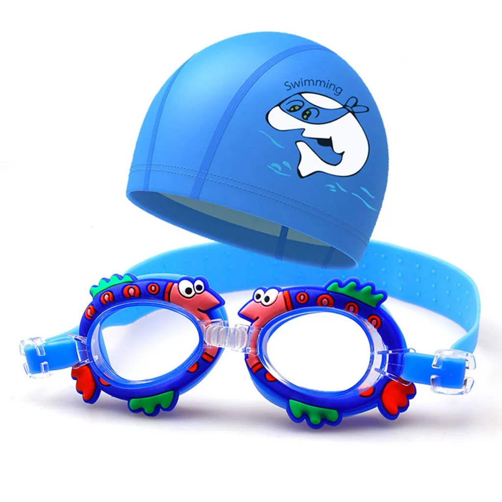 Conjunto Infantil de 2 Peças com Óculos de Natação e Touca AQUAFORGE