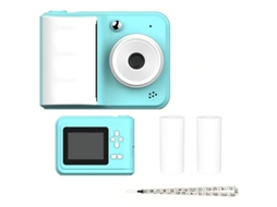 Minicâmera digital Yizhood com 2 rolos de papel térmico, carregamento USB e 32 GB de memória.