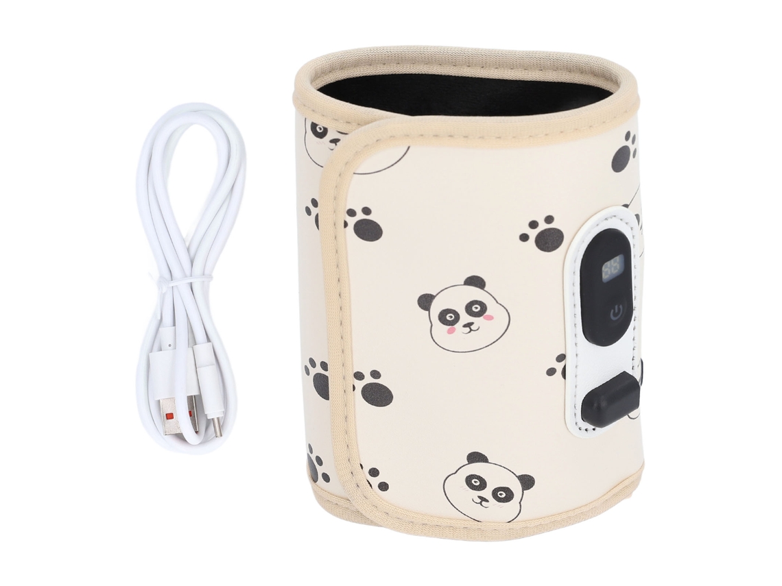 Capa isolante para frasco de bebê universal ajuste de temperatura 21 velocidades usb com display led | S/MARCA