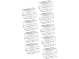 Dispensador de fita adesiva Collbath com 9 peças, fácil de substituir, material PP, desempenho confiável para diversos materiais.