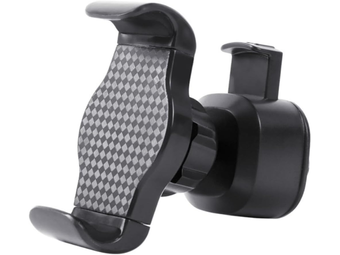 Suporte De Telefone Para Carro Resistente E Compacto Em Abs Preto, Compatível Com Gps E Celular, Fixação