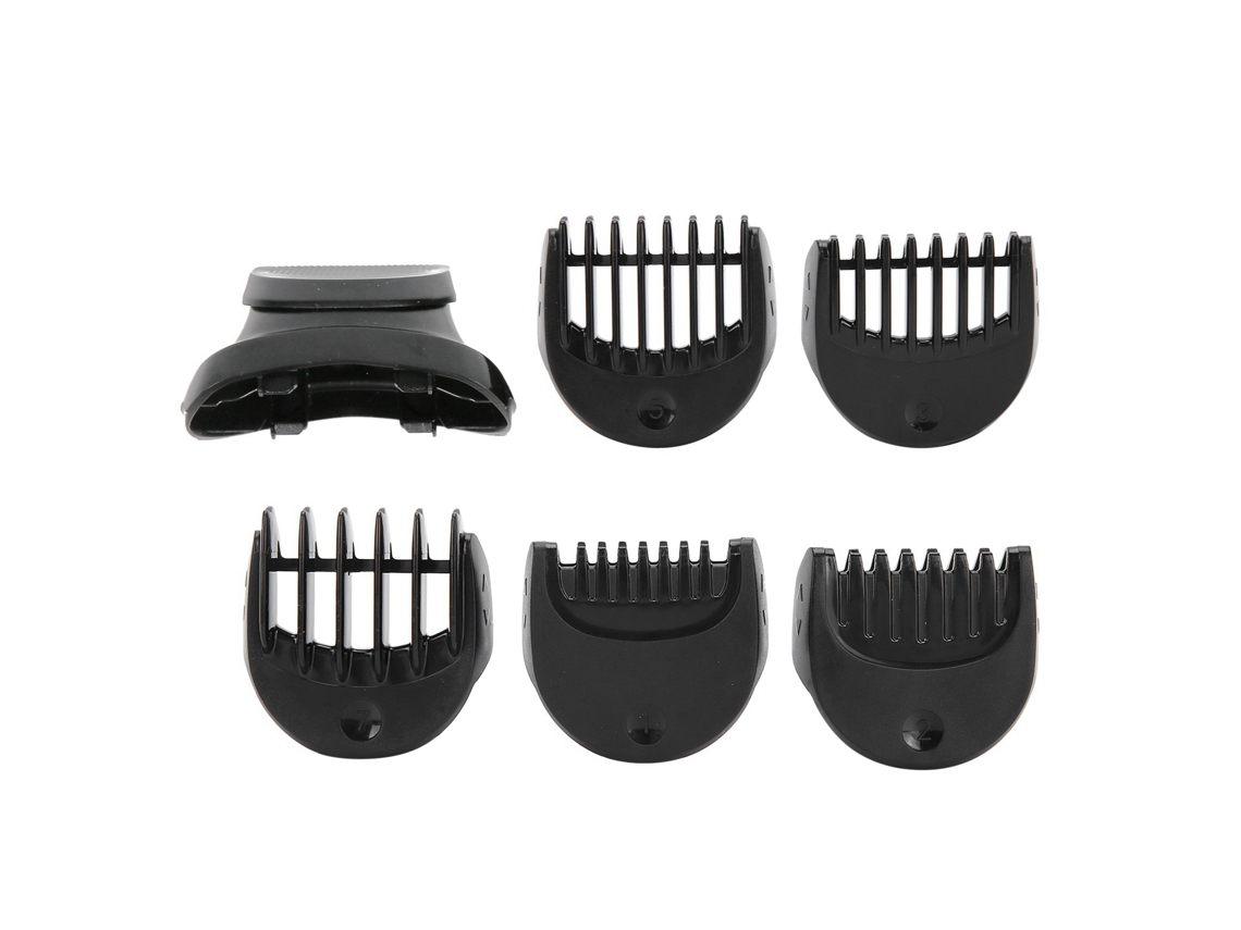 Cabeça De Barbeador Elétrico Com 5 Pentes De Guia Ajustável Para Braun Série 3