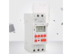 Interruptor Temporizador Semanal De 12v Dc 30a Com Controle Liga