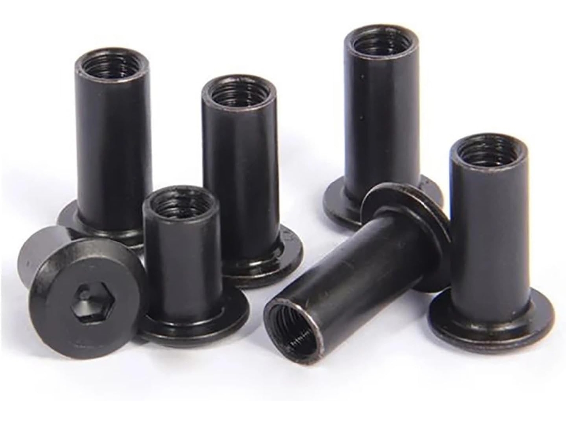Porca Sextavada Em Aço Carbono, Inoxidável, 10 Peças M3 M4 M5 M6 M8,