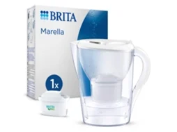 Conjunto Jarro de Filtrar 2,4L Marella Branco e 1 Filtro Maxtra Pro All-In-1 BRITA 1 un