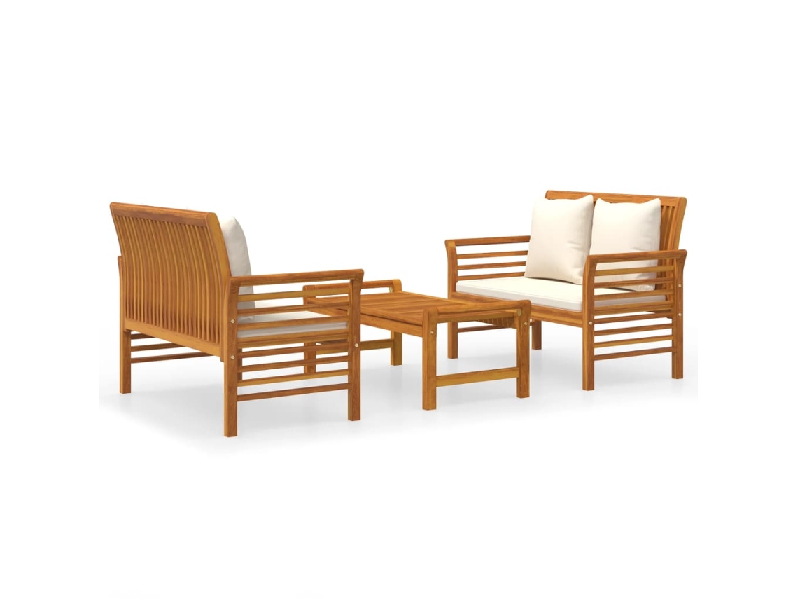 Garden Lounge Set, Garden Lounge Sets Vidaxl Marrom Madeira De Acácia (n/a)
