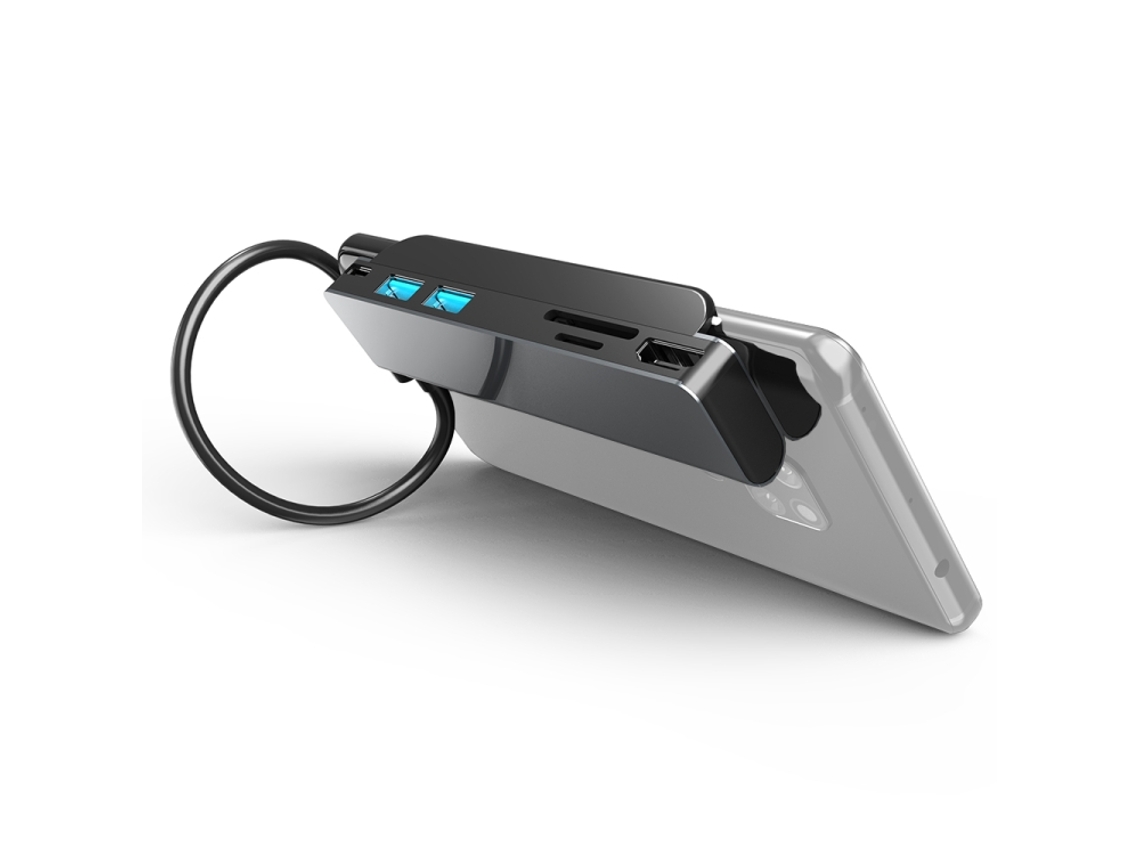 Conector de Carregamento Usb c com Leitor de Cartão Sim e Microfone AQUAFORGE