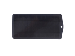 Carregador Solar Mali, Painel Monocristalino 2.5W, USB, Preto