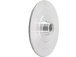 Base De Alumínio Reforçado Para Disco Polimento Diamantado 100 Mm Com