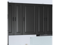 Vidaxl Painel De Lava-louça Kalmar Preto 50 X 31 X 100 Cm