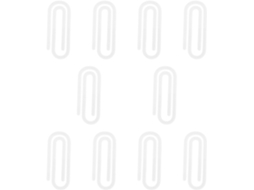 10-clips De Papel Acrílicos Transparentes Em Branco Sublimação, Documentos, Uso Doméstico E No Escritório 7