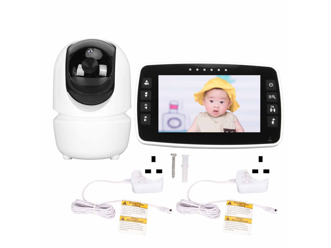 Monitor Bebé Inteligente 4.3" Com Visão Noturna E Lullabies