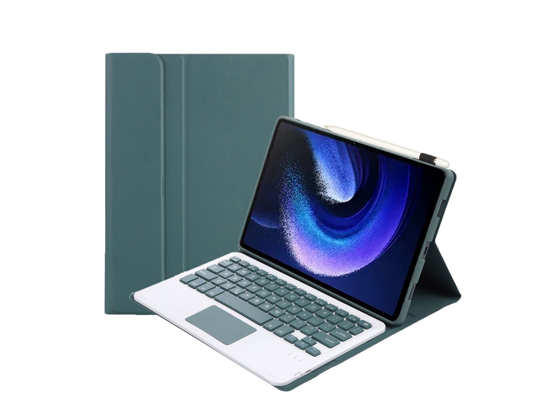 Lurelia Capa Com Teclado Bluetooth Para Honor C5 10.4 Com Teclas Quadradas, Verde