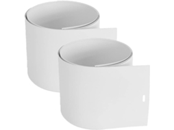 Stahad Conjunto De 2 Lâminas Pvc Para Persianas Verticais, Fácil Instalação, Cor Transparente E Duráveis, Sem