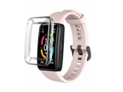 Lurelia Pulseira De Silicone, Compatível Com Huawei Band 6 Rosa Claro