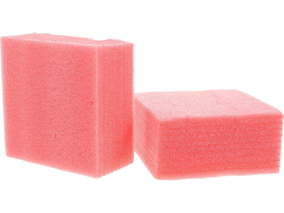 2 Peças Bloco De Mousse De Fleur Rouge Epe, Base Reutilizável