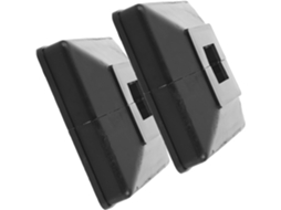 Conjunto De 2 Peças Revestimento Decorativo Modular Em Plástico Para Corrimão Escadas E Varandas Proteção Durável Fácil