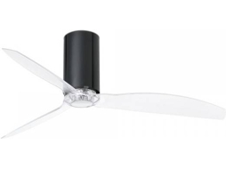 Ventoinha de Teto FARO BARCELONA Mini Tube Preto (32 W - Diêmetro 128 cm)
