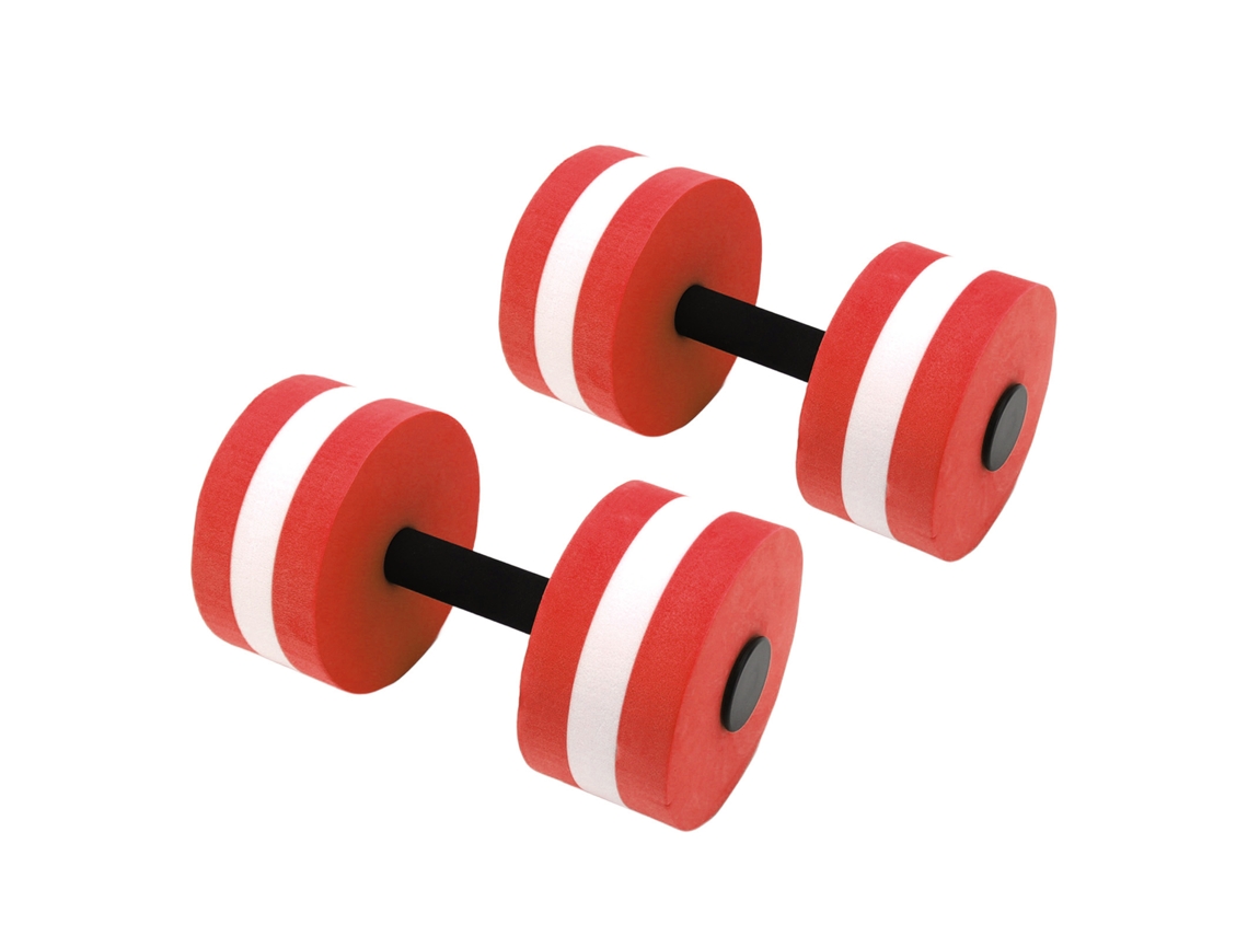 2 Pcs Halter Eva Flutuante Yoga Exercício H2o Vermelho