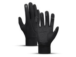 Luvas De Ciclismo De Inverno Aquecidas Impermeáveis Com Tela Tática Anti-derrapante Para Esportes Ao Ar Livre