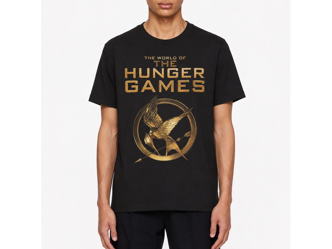 Rockinstone Hunger Games Movie The World Of The Black Adult T-shirt Size:s
