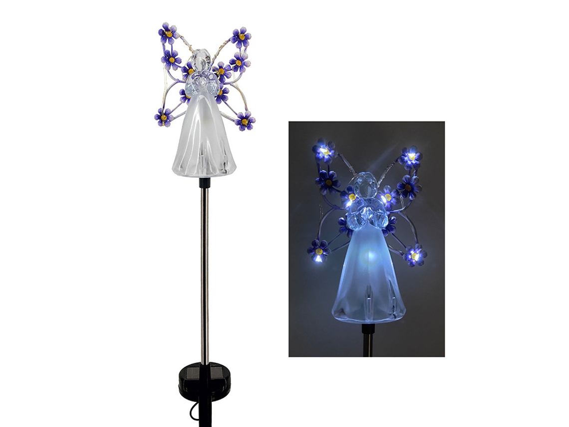 Pilar De Anjo Solar Para Exteriores, Luz Eterna, Decoração Memorial, Presente SUNNY SPACES