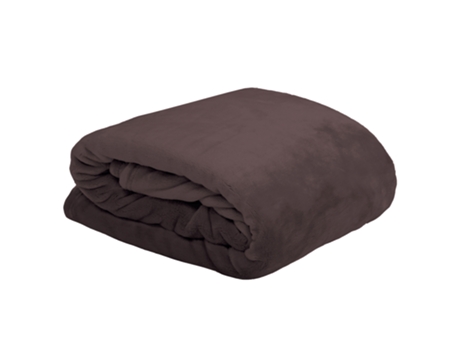 Manta DOUDOU 220x240cm Chocolate 400g — 100% Poliéster