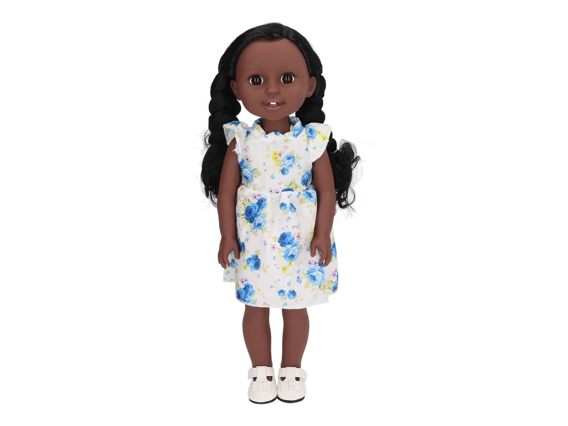 Ats muñeca Adorable com Braços e Pernas Móveis Cabelo Longo Simulação Posicionável Brinquedo para Crianças