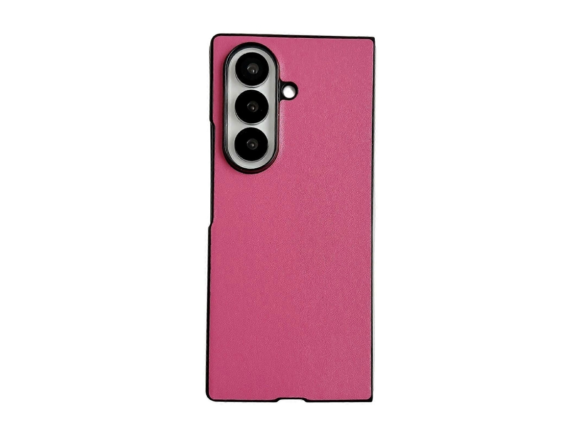Capa Para Celular Morandi Em Couro Sintético De Cor Sólida Para Samsung Galaxy Z Fold7 5g