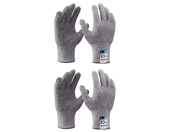 Luvas Resistentes A Cortes, Luvas De Cozinha, Nível De Segurança 5, Proteção Adequada Para Cozinhar/explorar Ao Ar Livre (cinza, 2 Par, S)