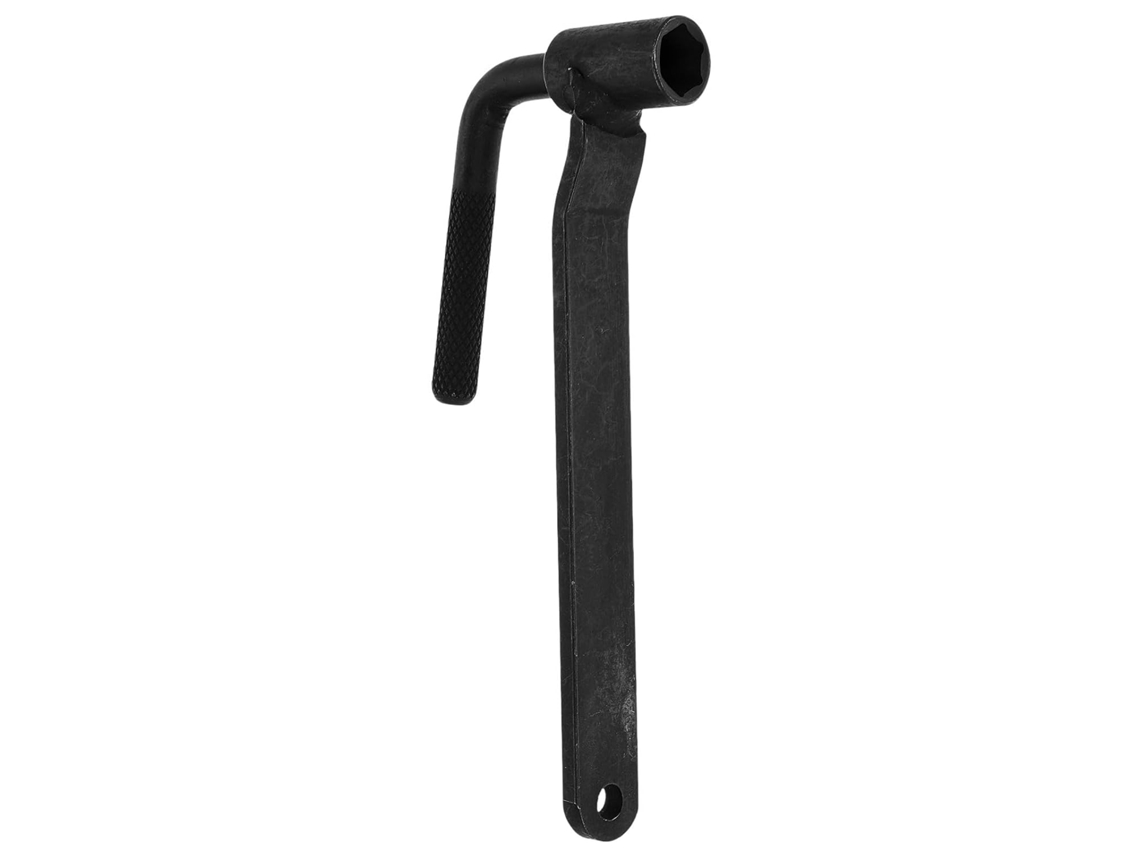 Chave de válvula para motocicleta em metal dourado, ferramenta de ajuste do protetor de válvula.