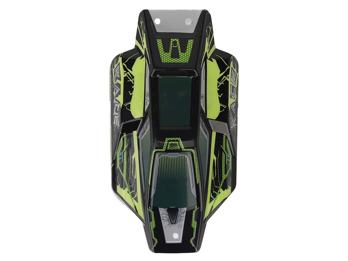 Capota Carro Rc Pvc Resistente A Impactos Para Scy 16201 Carro Rc 1/16 Verde