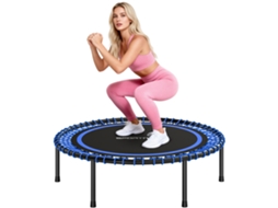 Trampolim SINI TECH STORE Ø114cm, estrutura reforçada, azul e preto