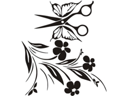 Adesivo Parede Preto Removível Fácil Aplicar Salão Cabeleireiro Decoração Criativa Pvc Tesoura Barbearia GOKOCO
