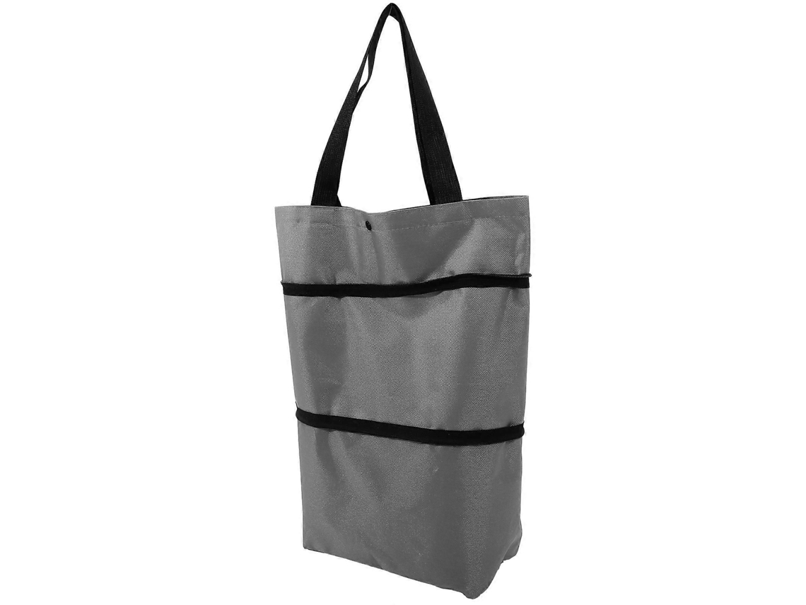 Mala Dobrável com Rodas, Tipo Carrinho, para Compras, Viagens, Mudanças, Transporte de Roupas e Outros Itens . GOKOCO (1 Unidade)
