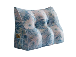 Vercart Almofada Lombar Ergonômica Triangular 60x20x50 Cm - Azul Claro