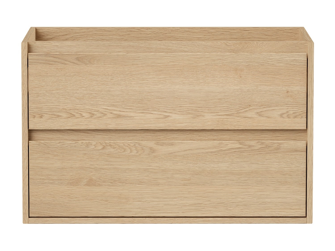 Móvel para Lavatório Milipam VENTE-UNIQUE.PT (Natural Claro - Aglomerado e derivados de madeira - 80x45x50 cm)